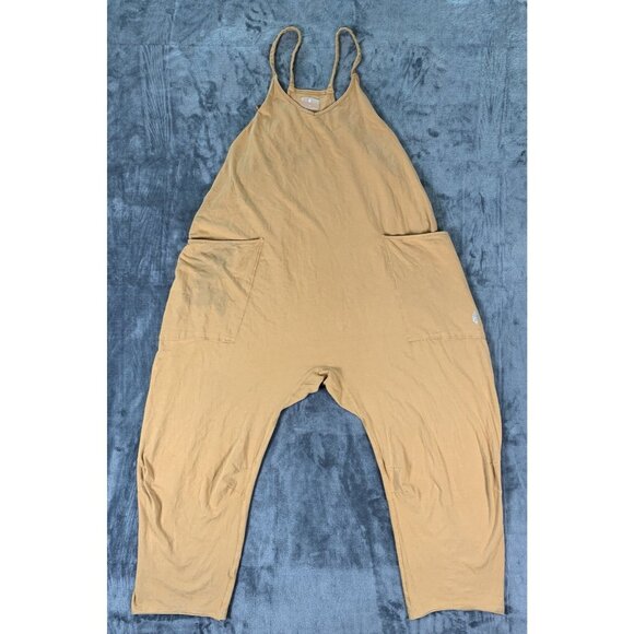 Free People Pants - Free People Movement Hot Shot Jump Suit Toasted Coconut Neutral Size M
